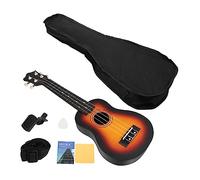 JEWEDECO 1set Ukulele for Boys and Girls and Beginners Made of High Basswood Comfortable Sound for Musical Learning and Family Fun Sunburst