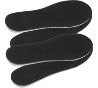 JEWEDECO 2 Pairs Invisible Height Increasing Insoles for Heel Lift, Breathable Eva Material Anti-Slip Half Pads, Comfortable Cushion Inserts for Casual and Warm Shoes, Suitable for Men