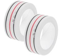 JEWEDECO 2 Rolls of White Paper Diagonal Seam Tape Sewing Basting Tape for Precise Positioning and Versatile Use in Sewing Projects and Garment Construction