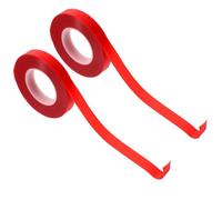 JEWEDECO 2 Rolls Red Plastic Garden Tape for Plants, Vine Tying Tape for Fixing Branches, Resistant to Fading, for Gardening and Vine Support, 30m Each Roll
