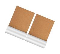 JEWEDECO 2 Rolls Self-Adhesive Cork Board Roll 20cm X 200cm X 2mm, Cork Sheet with Adhesive Backing for Walls, Supports Repeated Pinning, for DIY Crafts and Bulletin Boards