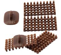 JEWEDECO 2 Sets Letter Stencil Alphabet Cookie Stamp Alphabet Stamp Clay Stamps Pottery Letters Alphabet Stamps for Clay Number Stamps Clay Letter Pottery Stamps for Clay