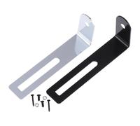 JEWEDECO 2 Sets Pickguard Bracket with Screws Metal Mounting Support for Electric Guitar Universal Single-cut Style Silver and Black Accessories