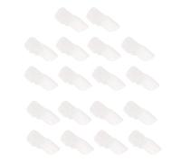 JEWEDECO 20pcs Armor Removal Tool for Nail Polish Cover Box Nail Polish Shield Scratch Material for Cuticle Care