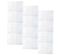 JEWEDECO 20pcs Clear PVC Multipurpose Passport Holders Travel Card Ticket Storage Covers Transparent Passport Protectors for Convenient Information Access