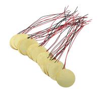 JEWEDECO 20pcs Discs Acoustic Sound Sensors for Drum and Guitar High Sensitivity Microphone Trigger for Amplifying Instruments Easy Installation for Live Performance and Recording