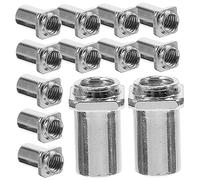 JEWEDECO 20pcs Drum Swivel Nut Replacement for Tom Lug Spare Parts for Snare and Jazz Drums Easy to Install High Friction Design for