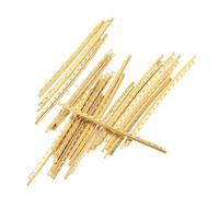 JEWEDECO 20pcs Fret Wire for Guitar and Bass Fret Wires Easy to Install Guitar Accessories for Folk Instruments