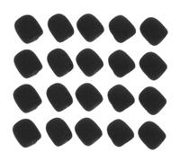JEWEDECO 20pcs Microphone Covers Windscreen Isolation Shield for Handheld Mic Sponge Foam Cover Replacement for Recording Equipment
