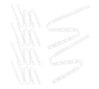 JEWEDECO 20pcs Non-Slip Plastic Hanger Strips Closet Organizer Connector Hooks for Small Closets and Home Use, Multi-Functional Design that Will Not Damage The Hanger