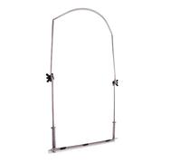 JEWEDECO 24holes Harmonicas Holder Neck Rack Lightweight Harp Accessory for Hands Playing Compatible Various Brands Silver Finish