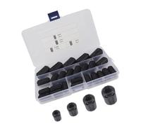 JEWEDECO 25 Pcs Ferrite Core Cord Ring Removable Ferrite Core Mini Shape Noise Filter for Headset Cable and Video Cable Signal Quality Improvement