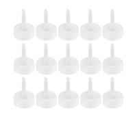 JEWEDECO 25pcs Shrimp Egg Incubator Cap for Aquarium Bottle Plastic Hatching Lid Practical Shrimp Breeding Tool Easy to Install and Clean for Fish Tank
