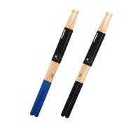 JEWEDECO 2pairs Maple Nonslip for Adult and Boys and Girls Lightweight Handle with Ergonomic Design for Electronic and Acoustic Drums for Bars Cafes and Live