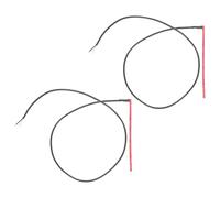 JEWEDECO 2pcs Acoustic Pickup for Guitar under Saddle Transducer Passive Piezo Pickup Pvc Metal Real Sound Reproduction Stability Stylish Design Modern Aesthetic for Guitar Upgrades