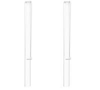 JEWEDECO 2pcs Acrylic Music Book Clips round Shape Music Note Clamps Not Easy to Fall off Simple Book Clip for Sheet Holders