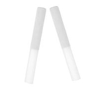 JEWEDECO 2pcs Acrylic Pyramid Crystal Singing Bowl Mallet Hollow Solid Striker Rods for Tibetan Sound Bowls Yoga Meditation Accessories with Versatile Tone Effects