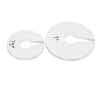 JEWEDECO 2pcs Acrylic Quilting Ruler Sewing Ruler Patchwork Cutting Template for Diy Quilters Fabric Crafts