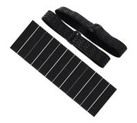 JEWEDECO 2pcs Adjustable Anti-slip Boot Straps with Hook and Loop Fastener Elastic Boot Retention Bands for Women’s High and Over-the-knee Black 45cm with 12 Adhesive Pads for Secure Fit