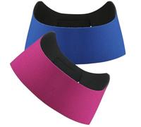 JEWEDECO 2pcs Adjustable Swimmers Headband with Lightweight Neoprene and Hook and Loop Material, Ear Protector Swim Headband Designed to Prevent Water Entering Ears, for Bathing