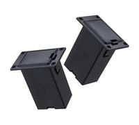 JEWEDECO 2pcs Battery Box for Active Pickup Guitars and Basses Compact Storage Case for Guitar Parts High Strength and Durability for Home and Performance Use