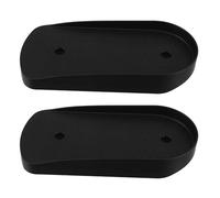 JEWEDECO 2pcs Black Plastic Fitness Equipment Pedals with Nonslip Design and Enhanced Stability for Rowing Machines under Desk Elliptical Exercisers, Sturdy Step Workout Platforms