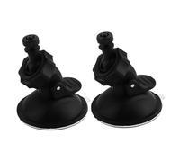 JEWEDECO 2pcs Car Suction Cup Mount Bracket for Dash Cam and GPS Dvr Portable Lightweight Windshield Holder with Screw Thread Reusable Suction Cup for Vehicle Dashboard and Windscreen
