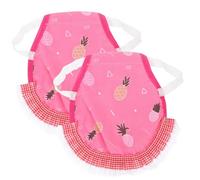 JEWEDECO 2pcs Chicken Saddles for Hens Feather Protector Vest Adjustable Polyester Poultry Apron with Wear Resistance and Claw Stopping Features Suitable for Indoors and Outdoors