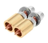 JEWEDECO 2pcs Copper Collet Chuck for Car Sheet Metal Repair, Dent Puller Machine Accessories with Solid Grip and Minimizes Movement, for Automotive Sheet Metal Repair