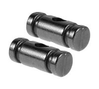JEWEDECO 2pcs Electric Guitar String Trees with Screws Stabilizing Roller Retainers for Headstock Secure Locking Mechanism for Sound Integrity and Preservation for Guitar Players