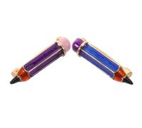 JEWEDECO 2pcs Enamel Lapel Pin for Teachers and Students Featuring Bright Enamel and Alloy Material, for Back to School and Classroom Celebrations, with Easy and Safe Attachment for Jacket