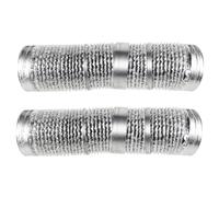 JEWEDECO 2pcs Flexible Aluminum Ducting Pipe for Dryer Ventilation Hose Extendable Aluminum Foil Ducting Pipe for Air Conditioning Apartment