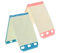 JEWEDECO 2pcs Guitar String and Fretboard Cleaner Kit Fretboard Care Tools for Acoustic Electric and Bass Guitars Portable String Cleaning Accessories Pink and Blue