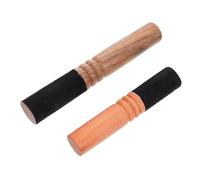 JEWEDECO 2pcs Handmade Singing Bowl Striker for Meditation Lightweight Wooden Sound Rods for Healing Music Therapy Accessories for Yoga Mindfulness