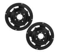JEWEDECO 2pcs Iron Speaker Bracket Frame for Audio Systems Protective Loudspeaker Replacement Basket Versatile Front and Rear Mounting Easy Installation for Enhanced Sound Stability