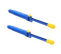 JEWEDECO 2pcs Large Blue Manual Solder Sucker Vacuum Pump Handheld Desoldering Tool for Precise Solder Removal, Compatible Soldering Stations and Welding Accessories