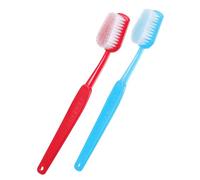 JEWEDECO 2pcs Large Toothbrush Props Lightweight Big Mouth Photobooth Decorations for Birthday Parties Outdoor Events and Social Media Photos Fun Party Photobooth Props