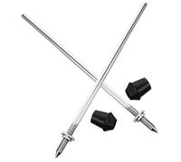 JEWEDECO 2pcs Metal Drum Stand Accessories Tom Drum Bracket Holder for Percussion Instrument Performance Display Stand Legs for Bass Legs