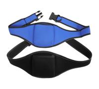 JEWEDECO 2pcs Microphone Holder Pack Neoprene Microphone Belt Portable Speaker Belt Bag Suitable for Fitness Activities Improves Session Effectiveness for Dance and Exercise Sessions