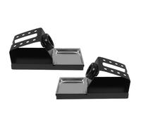 JEWEDECO 2pcs Multi-Function Soldering Iron Stand with 8-Hole Pen Holder, Stable Wood Burning Pen Bracket for Crafts, Welding Torch Support and Soldering Workstation Accessories