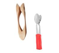 JEWEDECO 2pcs Musical Spoon Instruments Wooden Metronome Spoons Educational Music Tools for Adults Boys and Girls