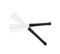JEWEDECO 2pcs Nylon Drum Brush Drum Sticks for Jazz Percussion Instruments Accessories for Snare Drumming Performance