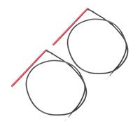 JEWEDECO 2pcs Passive Piezo Pickup Soundhole Pickup with High Sensitivity and Versatile Connectivity, Pvc and Metal Material, Modern Aesthetic Stylish Design for Acoustic and Folk Guitar