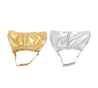 JEWEDECO 2Pcs Portable Pet Bath Hats Puppy Kitten Shower Caps Ear Covers Household Shower Caps for Cats and Dogs Prevent Water Entering Ears