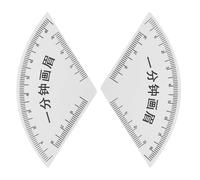 JEWEDECO 2pcs PVC Eyebrow Drawing Rulers Precision Brow Mapping Tool for Makeup Artists Eyebrow Shaping Guide for Various Face Shapes Quick Accurate DIY Brow Design Accessories