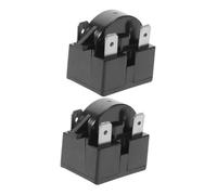 JEWEDECO 2pcs Refrigerator Compressor Start Relay Ptc Starter Insert for Mini Fridges Freezers