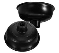 JEWEDECO 2pcs Replaceable Force Cup Heads Rubber Force Cup Practical Easy to Clean Tool for Homeowners and Professional Plumbers in Bathrooms and Areas Where May Become Clogged