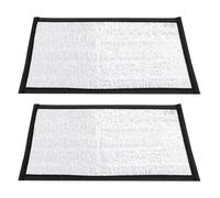 JEWEDECO 2pcs Reptile Heating Pad for Pet Animals and Lizards with Reflective Insulation Technology Waterproof Aluminum Film and Epe Foam Efficient Heat Distribution for Reptile Tanks