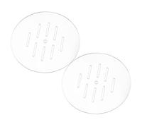 JEWEDECO 2pcs round Acrylic Aquarium Lid Acrylic Fish Tank Cover High Visibility Optimal Ventilation Modern Sleek Plate for Aquarium Setup and Home