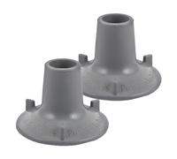JEWEDECO 2pcs Rubber Suction Cup Feet Caps Replacement for Transfer Shower Bench Seat and Commode Chair with Strong Suction Power and Comfortable Touch, for Hospitals and Homes